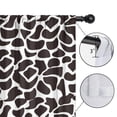 thumbnail image 4 of Blackout Kids Curtains,White and Black Of Leopard Print Childrens Insulated Curtains Set Of 2,Bedroom Essentials,Toddler Room Decor 42"x63", 4 of 5