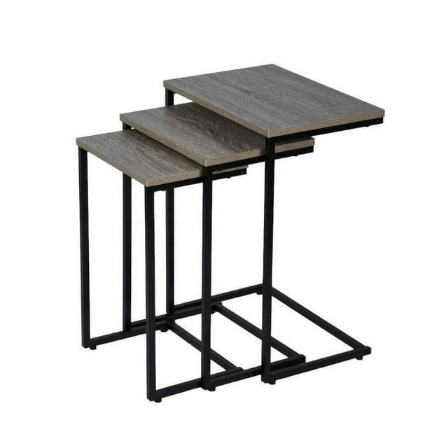 Modern Home End Tables, Stacking Tables, Set of 3 Nesting Tables