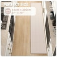 thumbnail image 3 of PABUBE Kitchen Rugs and Mats Anti Fatigue Cushioned, Non Slips Kitchen Floor Mat in Front of Sink, Memory Foam Floor Mat for Standing, 17"x79", Wheat, 3 of 9