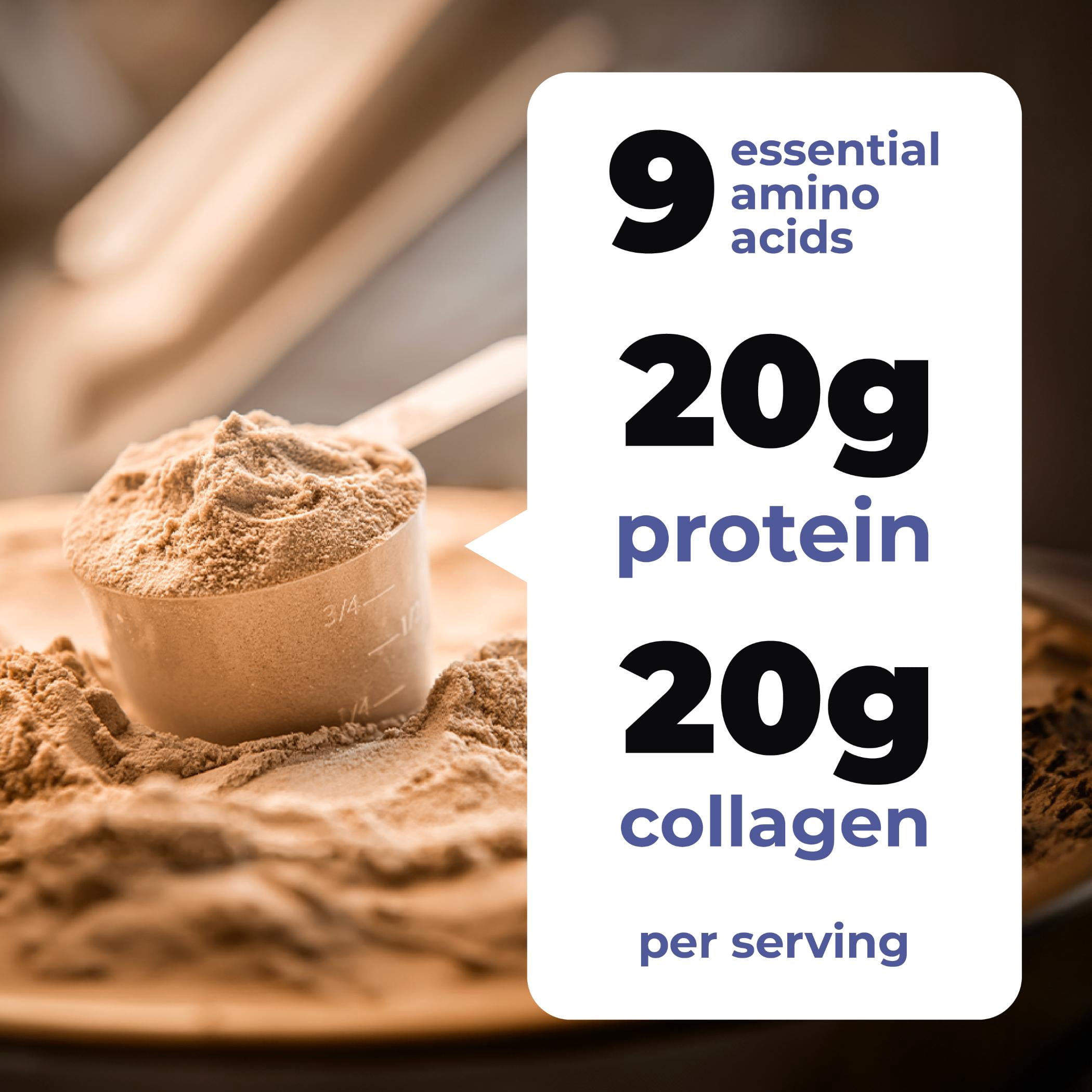 Trumeta Beef Bone Broth Protein Powder - Purified Collagen Powder With 9 Amino Acids for Muscle and Skin Health