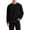 Black, variant on Mens Crew Neck Golf Windshirts Long Sleeve Pullover Soft Knit Sweaters Breathable Windbreaker Outdoor Comfort Thermal Sport Tops