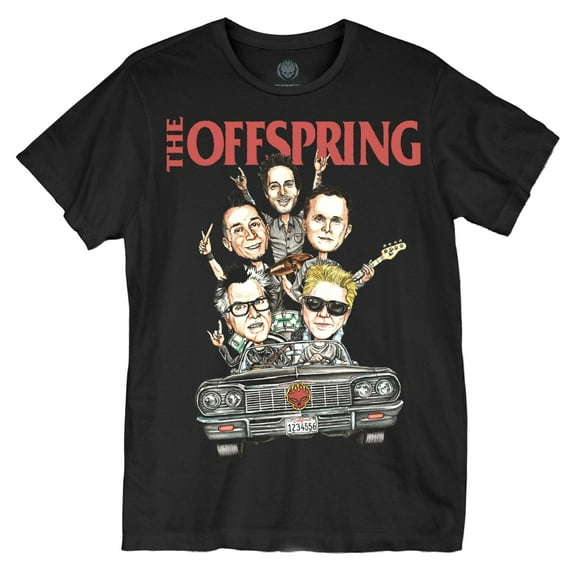 The Offspring Wet Hot American Men's Black Crew T Shirt