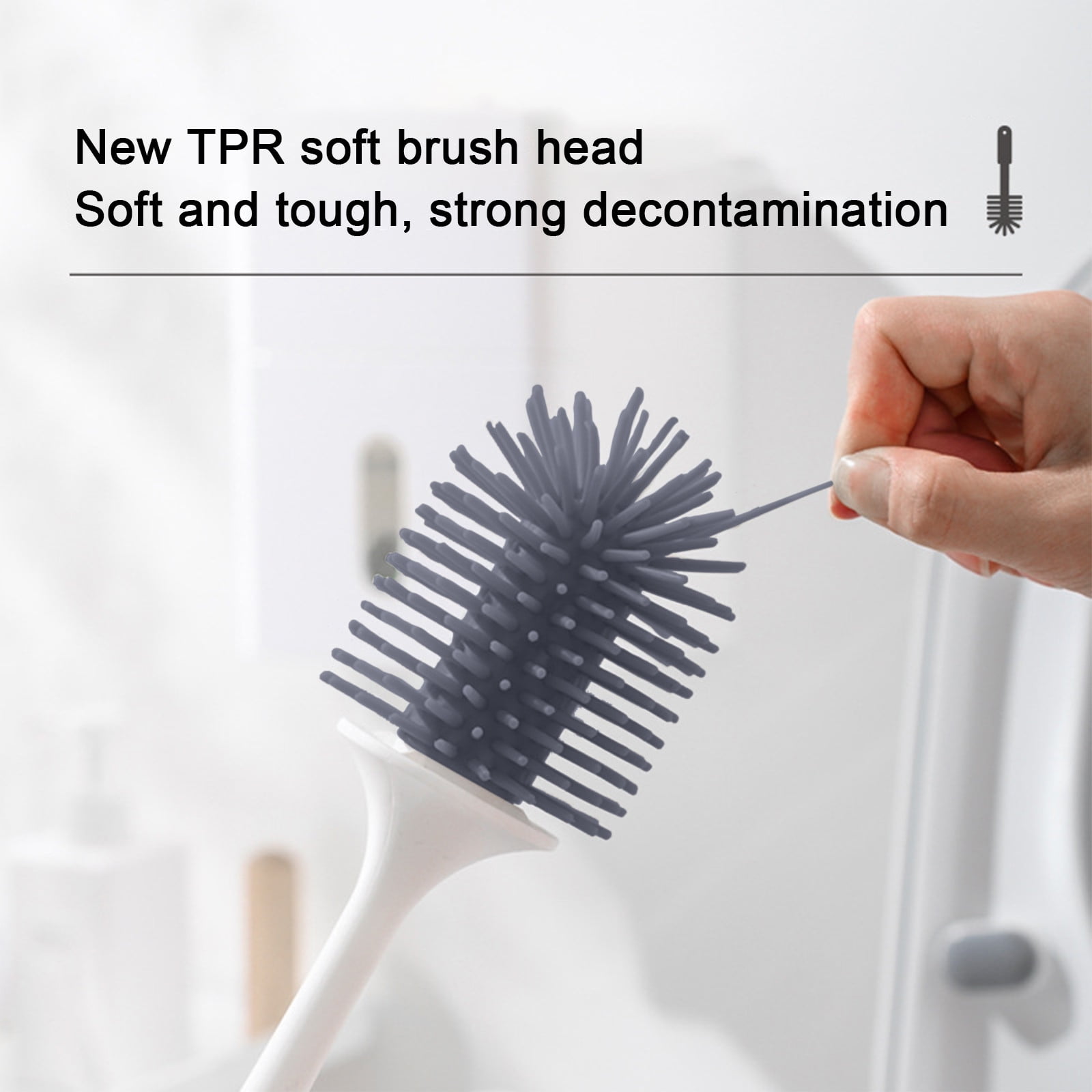 Kyusrd Grout Grill Cup Lid Cleaning Brush Automotive Oil Film Cleaning Brush Crevice Window Shoe Bottle Electric Shower Cleaning Brush