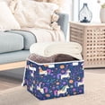 thumbnail image 4 of Iauyy Large Storage Box with Lid - Foldable Home Storage Bins for Clothes Toy Holiday Decor, Magical (42*32*30cm), 4 of 6