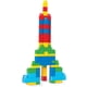 thumbnail image 4 of Mega Bloks First Builders Big Building Bag con grandes bloques de construcción, juguetes de construcción para niños pequeños (80 piezas) Ormromra CJWUS-1013, 4 of 5