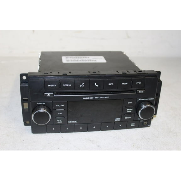 07-10 Chrysler Dodge Jeep OEM Radio Cd  Player RES Sirius P05091197AC