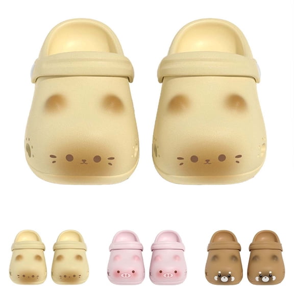 Rvusndi Toddler Boys Girls Summer Clogs Sandals Kids Garden Shoes with Hole On Slippers Lightweight Closed Toe Water Shoes for Beach Pool Casual Footwear