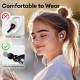 thumbnail image 4 of Auriculares inalámbricos PAXA PAXA Touch Screen Bluetooth 5.4 IPX4 negros, 4 of 7