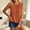 Brown, variant on Women Backless Tie Up Sweater Vest Sleeveless Crewneck Knit Crop Tops Open Back Pullover Tank Brown S