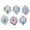 Multi-Color, variant on 10PCS Womens Floral Handkerchief Wendding Party Fabric Hanky White