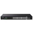thumbnail image 1 of Conmutador PoE Tenda TEG1128P de 24 puertos Gigabit con 24 puertos PoE+ de 410 W, 1 of 6