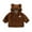Brown#615, variant on LIIPEE Girls Boys Plush Jacket Cartoon Animal Embroidery Long Sleeve Hooded Zip Up Fuzzy Jackets Toddler Comfortable Daily Coat,Black,3-4 Years