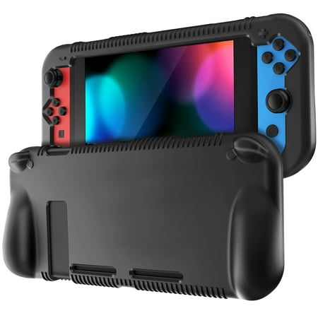 Silicone Case for Nintendo Switch - Fintie Soft Anti-Slip Shock Proof Protective Cover with Ergonomic Grip Design
