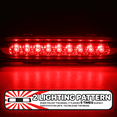 thumbnail image 4 of Magshion Rear LED 3rd Third Brake Light Tail Stop Lamp Chorme Housing Clear Lens for 2006 2007 2008 2009 2010 Dodge Charger, 4 of 8