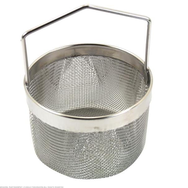 Small Ultrasonic Task Jewelry Cleaning Basket 3 1/2"