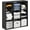 Americano, variant on Closet Organizers and Storage, 6-Cube Closet Organizer, Open Shelf Closet Storage, for Wardrobe, Bedroom, Living Room, Espresso