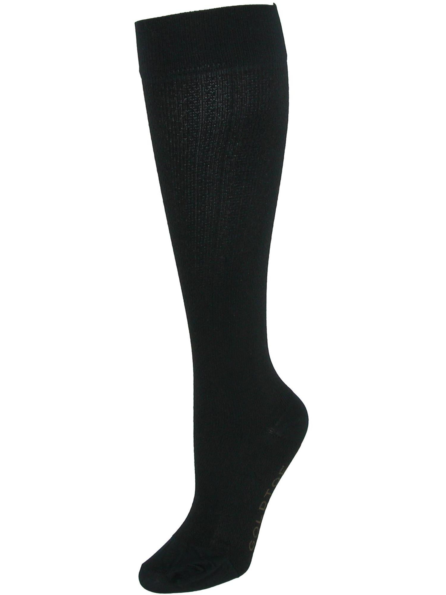 Gold Toe Moderate Compression Herringbone Knee Socks (Women's