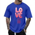 thumbnail image 1 of PMUYBHF T-Shirt Imprimé Joyeuses Fêtes Manches 3/4 Col Rond Blouse 5728 m, 1 of 5