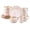 Pink, variant on 16 Piece Plates and Bowls Sets, Fine China Artisan Marbled Dinner Set for 4, Dishwasher Safe, Scratch Resistant, Pink with Line