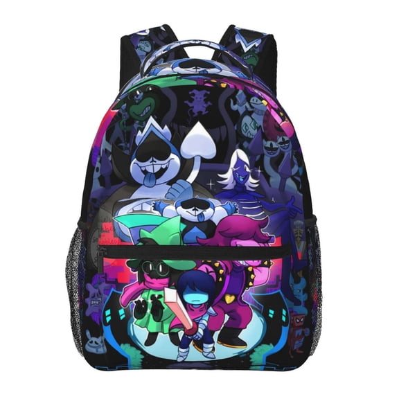 Deltarune Casual Backpacks Lightweight Backpack Shoulder Bag Camping Travel Daypack