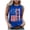 Blue, variant on Odeerbi Tank Top For Women Sleeveless Tops 2025 Casual Blouse Print Adult Girls Beach Funny Graphic Tanks Vest Black