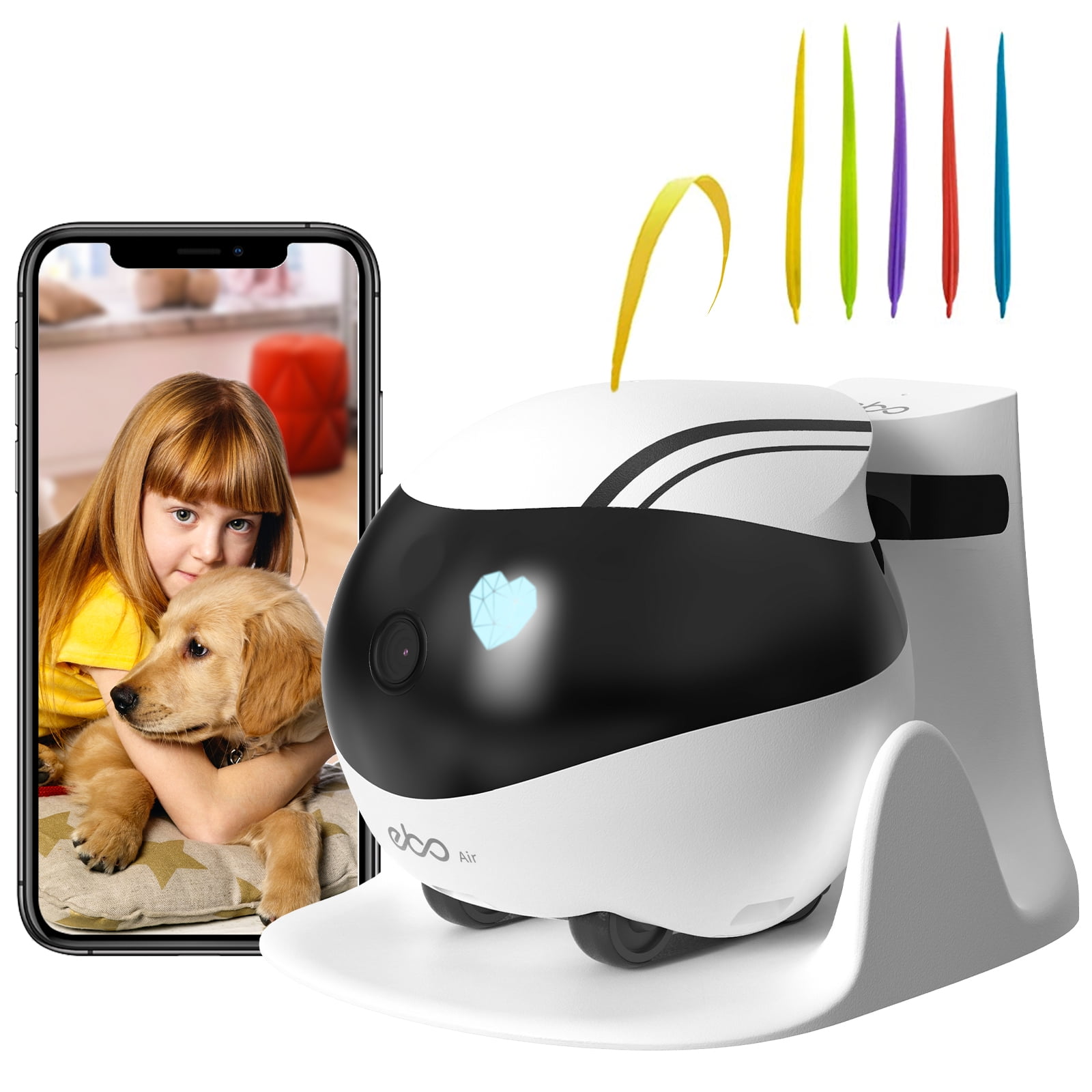 Enabot Ebo Air Security Monitor Family Companion Robot Pet Camera for –  Pergear