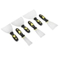 thumbnail image 1 of 6 Pcs Stainless Steel Putty Knife Set Putty Tool Set Drywall Scrapers for Home DIY Decorating Paint, 1 of 5