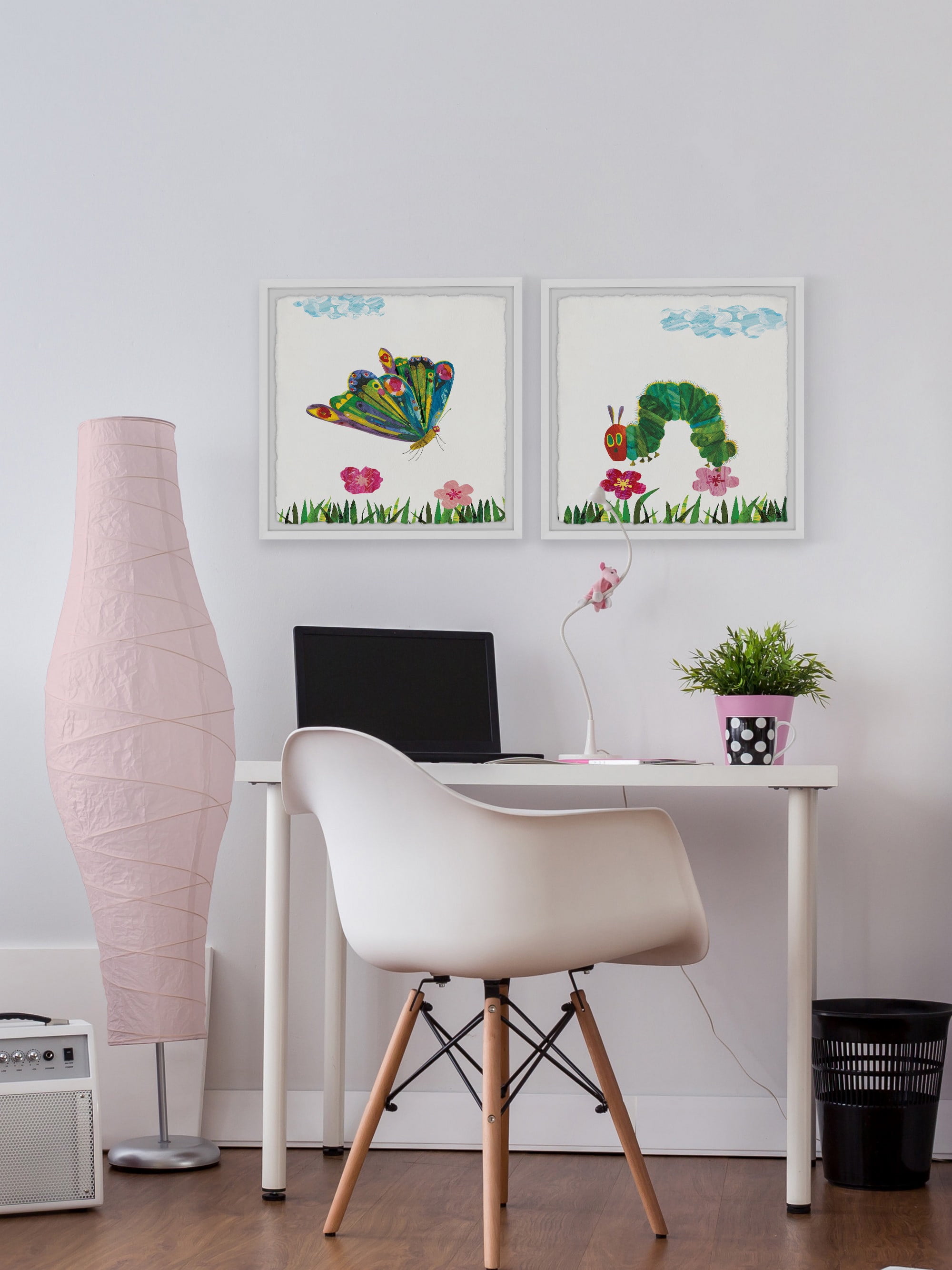 Marmont Hill Printed Insects Framed Art Prints, Set of 2
