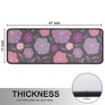 thumbnail image 5 of Kitchen Rugs Sets Of 2,Pioneer Flower Floral Print Pattern Anti Fatigue Kitchen Mat Rugs Non Slip Washable,Decorative Kitchen Floor Mats for Kitchen,Sink,Laundry,17"x47"+17"x47", 5 of 5