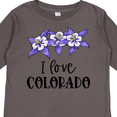 thumbnail image 4 of Inktastic I Love Colorado Columbine Flowers Boys or Girls Long Sleeve Toddler T-Shirt, 4 of 5