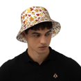thumbnail image 4 of Fuzoiu Autumn Leaves 1 Print Reflective Bucket Hat,Outdoor Hat for Men and Women,Bucket Hat for Travel Fishing Hunting Summer Camp, 4 of 6
