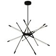 thumbnail image 3 of CWI Lighting Oskil Lustre LED Intégré avec Finition Noire, 3 of 6