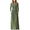 Army Green, variant on Women Long Sleeve Loose Plain Maxi Pockets Dresses Casual Long Dresses Navy Blue L