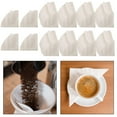 thumbnail image 3 of Siruishop 100 Pieces Coffee Filter Papers for Dripper Drip Coffee Dripper Coffee Maker White V02, 3 of 5
