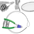 thumbnail image 2 of Abrazadera de arranque deportivo con línea de extensión, equipo de tenis, máquina de encordado portátil de alta resistencia, herramientas para raqueta Verde, 2 of 8