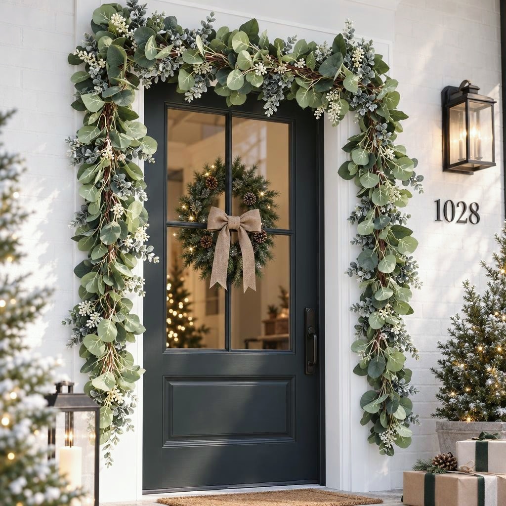 Scidweet Christmas Eucalyptus Garland 2-Pack photo 5