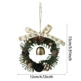 thumbnail image 2 of Festive Seasonal Wreath for Front Door Celebration Greenery Arrangement for Home, 2 of 5