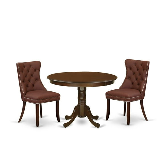 East West Furniture 3 Piece Dinette Set