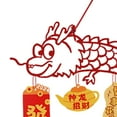thumbnail image 4 of GUOOL Chinese Dragon Lunar Year Hanging Decor Spring Festival Ornament, Durable Spring A, 4 of 9