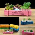 thumbnail image 3 of Flowerpot Creative Retro Wooden Box Flowerpots Flower Stand Groceries Log Boxes Succulent Plant Flower Pots, 3 of 4
