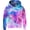 Pink Galaxy, variant on Unisex Kids Sweatshirt For Girls 4-14 Years Galaxy Hooded Kangaroo Pocket Pullover Hoodies
