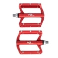 thumbnail image 4 of Pedales para Bicicleta BMX HS Alnc-830B 1/2 Aluminio rojo Plateado, 4 of 5