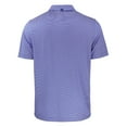 thumbnail image 3 of Men's Cutter & Buck  Blue Pepperdine Waves Forge Eco Double Stripe Stretch Recycled Polo, 3 of 3