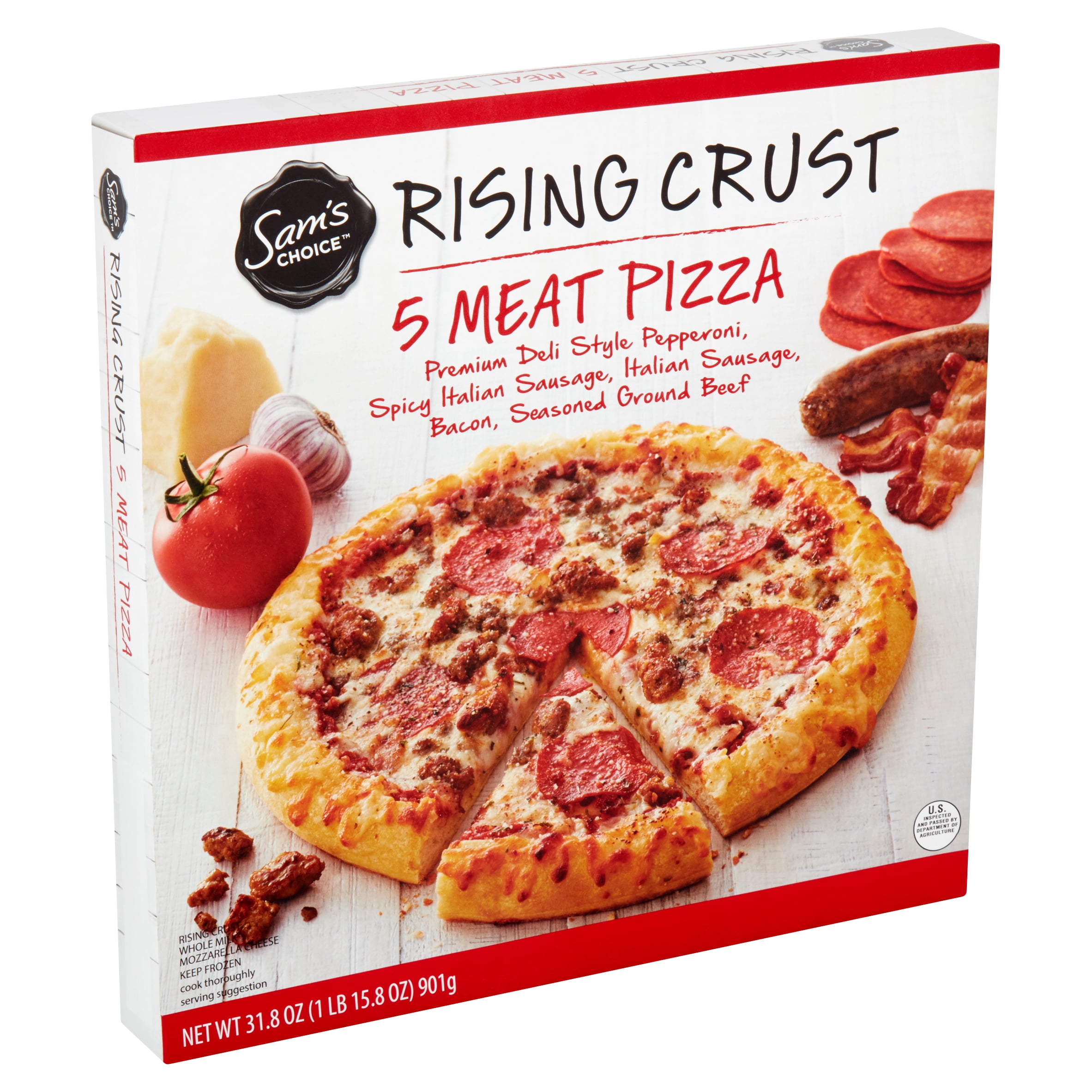 Sam's Choice Rising Crust 5 Meat Pizza, 31.8 oz