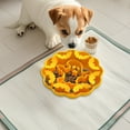 thumbnail image 3 of Mmeneyy Slow Feeder Cat Dog Bowls Small Breed, Silicone Lick Mat for Cats Dogs, Dog Puzzle Bowl with Suction Cups for Anxiety Relief, Dishwasher Safe,Green,UU Bowl,Flower Lick Pad, 3 of 5