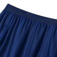 thumbnail image 2 of Lu's Chic Women's Tulle Skirt Midi Tutu High Waisted A-line Elastic Waist Tea-length Mesh Pleated Formal Prom Party Layered Skirts Royal Blue X-Small-Large, 2 of 5