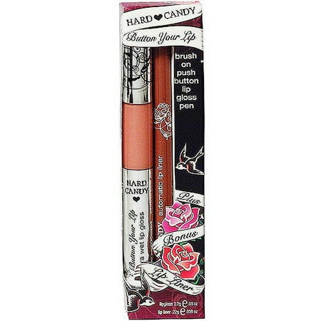 Hard Candy Brush on Push Button Lipgloss - Lip Liner Color Luxe- # 222 / 2.2 G Each