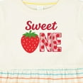 thumbnail image 4 of Inktastic Sweet One Strawberry Birthday Girls Baby Dress, 4 of 5