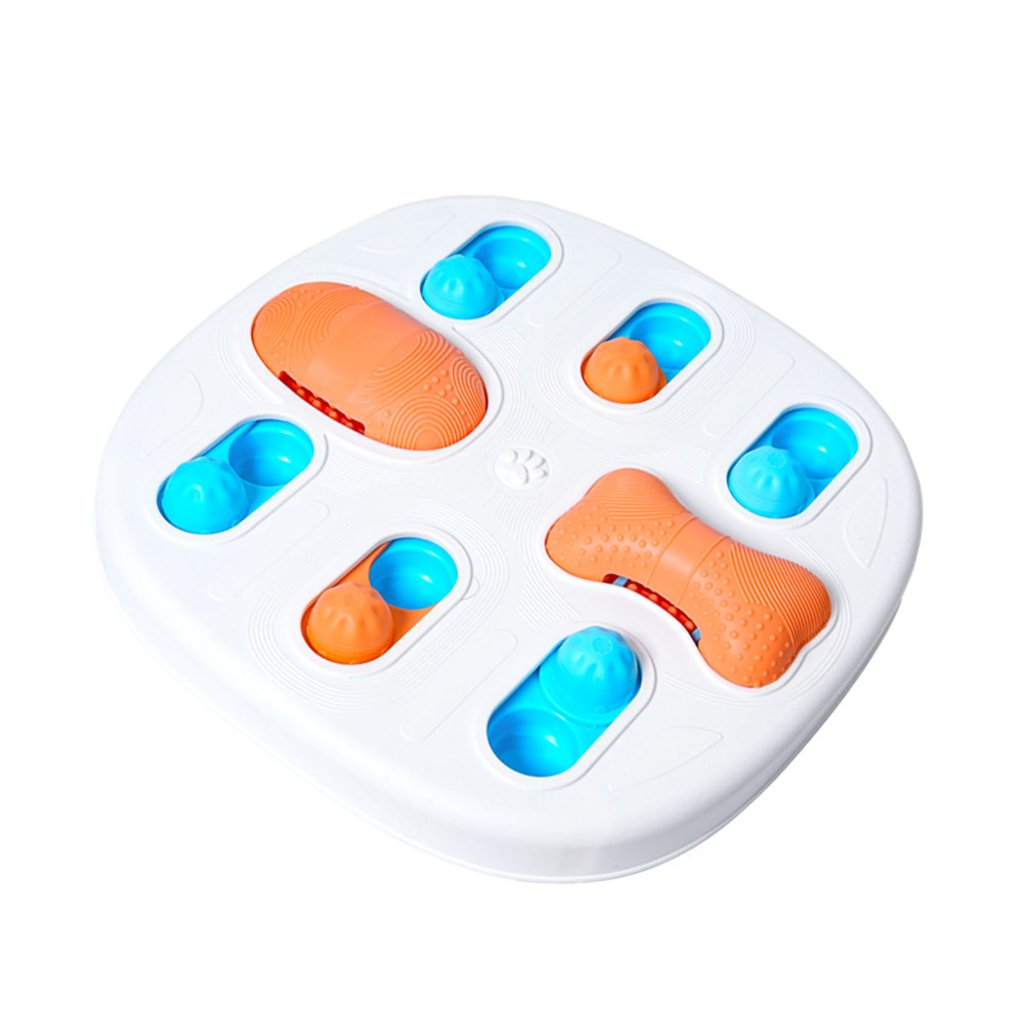 Silicone AntiChoking Dog Food Bowl With Puzzle Design Slow Feeder To Gulping And Improve Digestion for Breeds Feeding