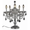 thumbnail image 1 of Elegant Lighting Maria Theresa 22" 5 Light Spectra Crystal Table Lamp, 1 of 1